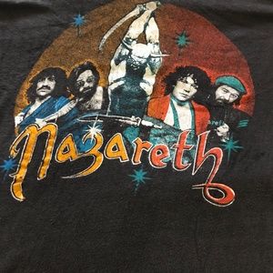 Vintage Nazareth/Thin Lizzy 1978 concert t-shirt